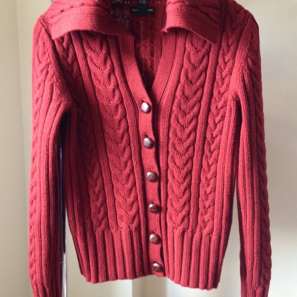 Club Monaco Sweaters - Club Monaco 100% Wool red sweater New